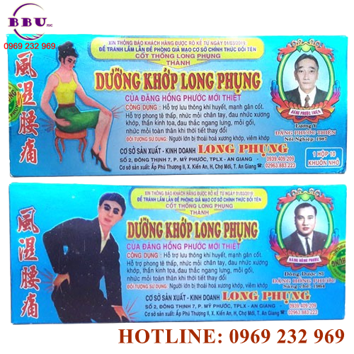 Dưỡng khớp Long Phụng với khả năng cải thiện sức khỏe xương khớp tốt nhất 